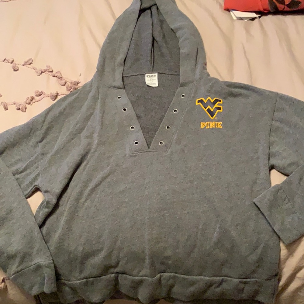 PINK WVU Mountianeers Sweatshirt size:M